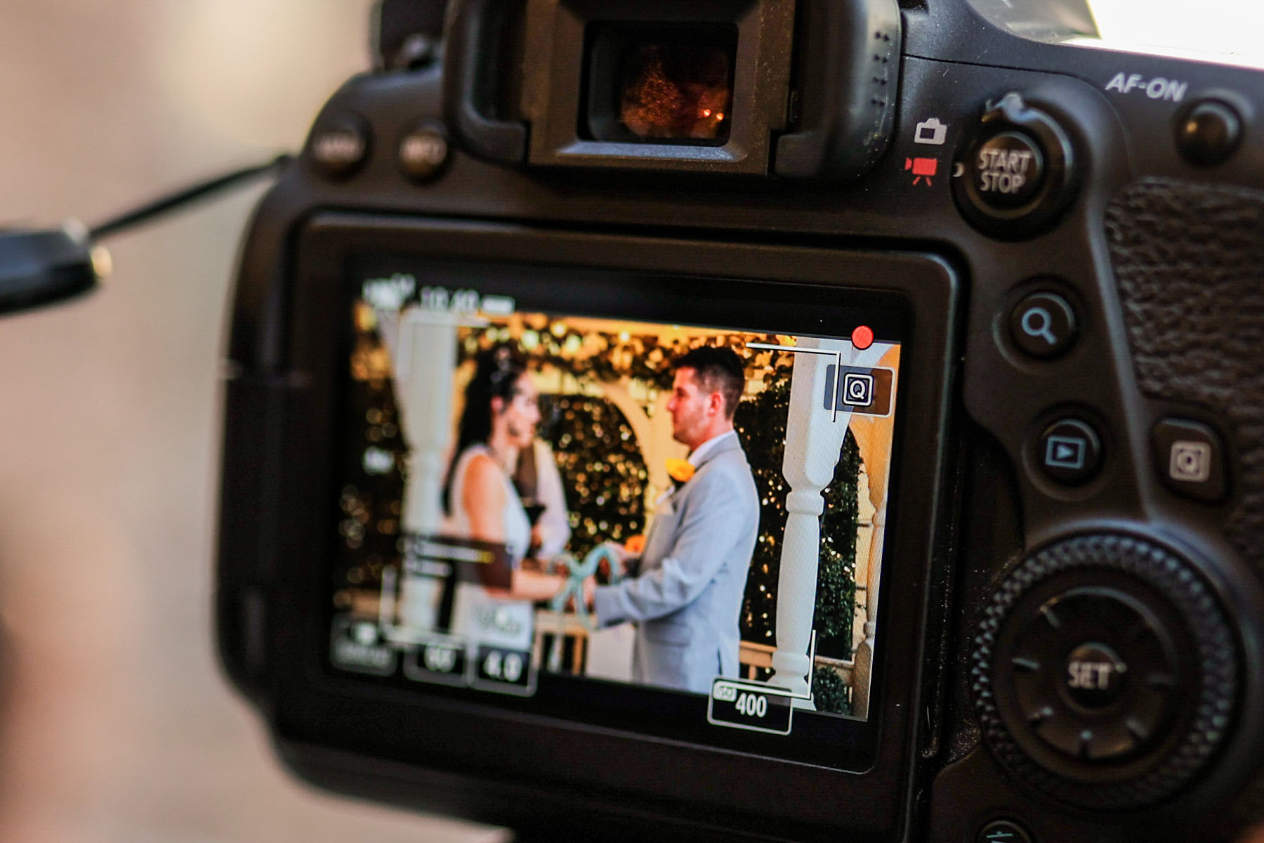 Wedding ceremony video